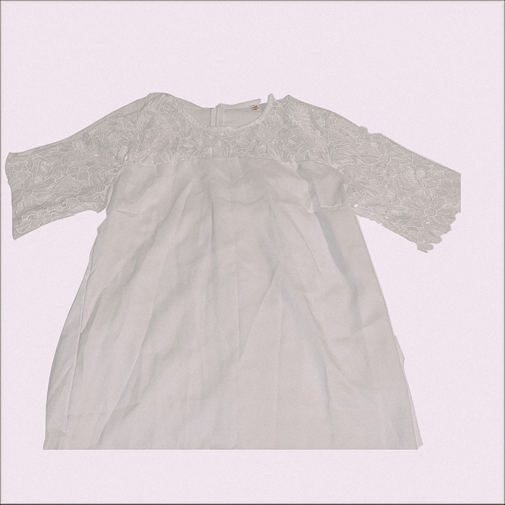 Boutique White Lace Blouse